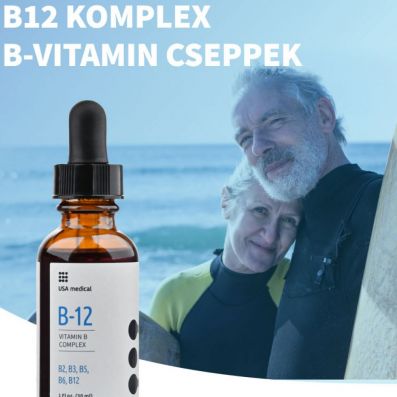 B-12 Komplex B-vitamin cseppek 30 ml