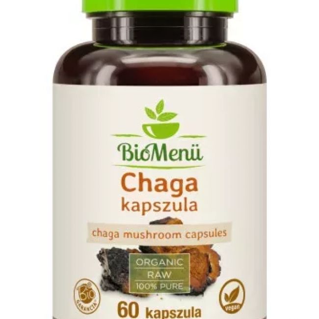 BioMenü BIO CHAGA gomba kapszula 60 db 