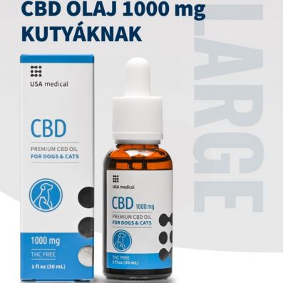 CBD olaj kutyáknak 1000 mg CBD / 30 ml