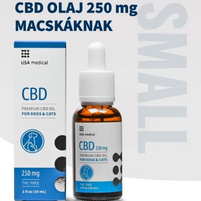 CBD Olaj macskáknak 250 mg CBD / 30 ml