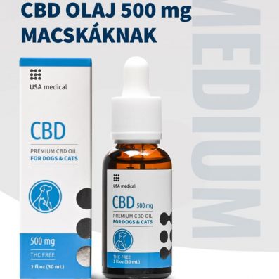 CBD olaj macskáknak 500 mg CBD / 30 ml