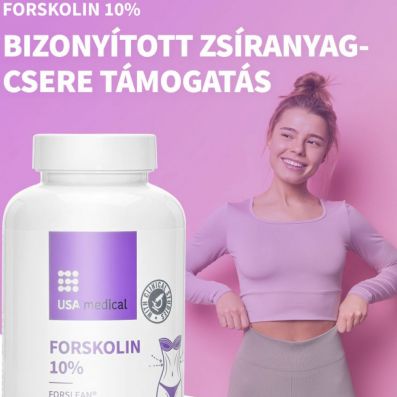 Forskolin 10% kivonat zsíranyagcsere támogatáshoz  60 db