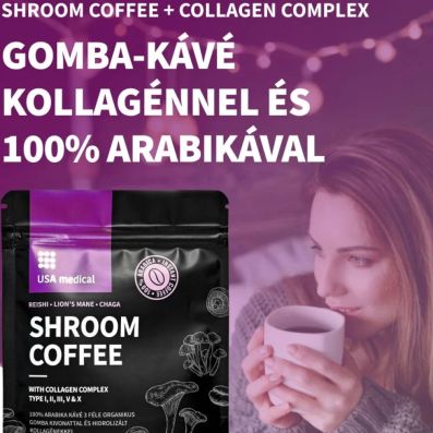 Gomba kávé kollagénnel és 100% arabikával
