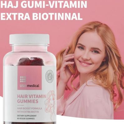 Haj gumi-vitamin biotinnal 60 db