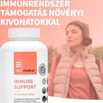 Immunerősítés gyógynövény kivonatokkal és vitaminokkal 60 db