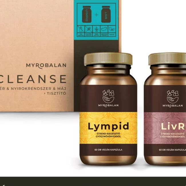 Myrobalan CLEANSE - vér & nyirokrendszer & máj tisztító program 
