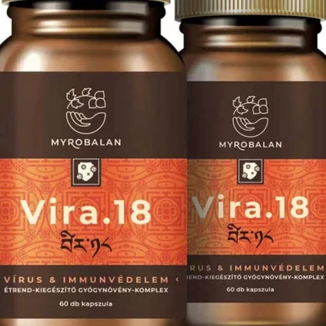 Myrobalan Vira.18 DUO - Immunerősítő gyógynövény kapszula 2x60 db