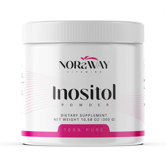NORaWAY Inozitol por 300 g (benne 1 grammos adagolókanál)