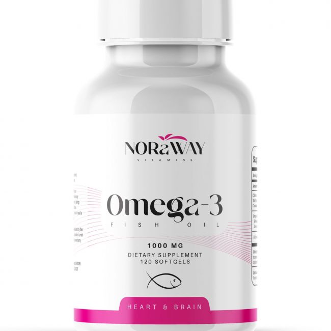 NORaWAY Omega-3 halolaj lágyzselatin kapszula 1000 mg / 120 db lágyzselatin kapszula (4 havi adag)