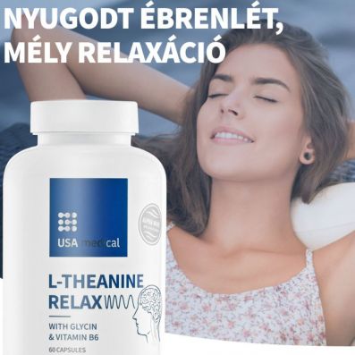 RELAX kapszula AlphaWave® L-theanine-nel és glicinnel 60 db