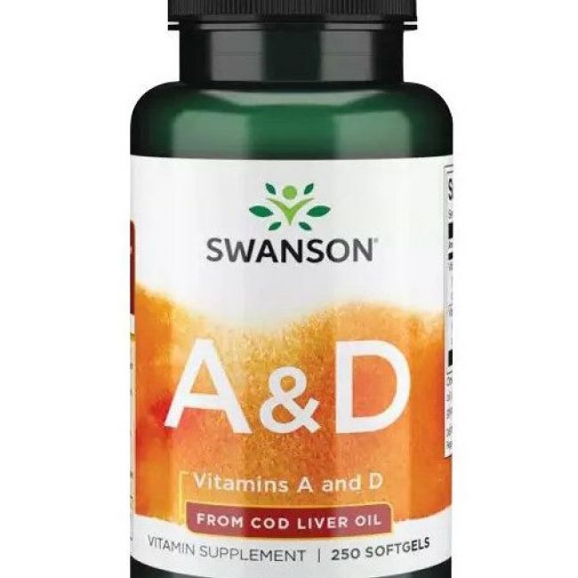 Swanson A és D vitamin 250 db lágyzselatin kapszula