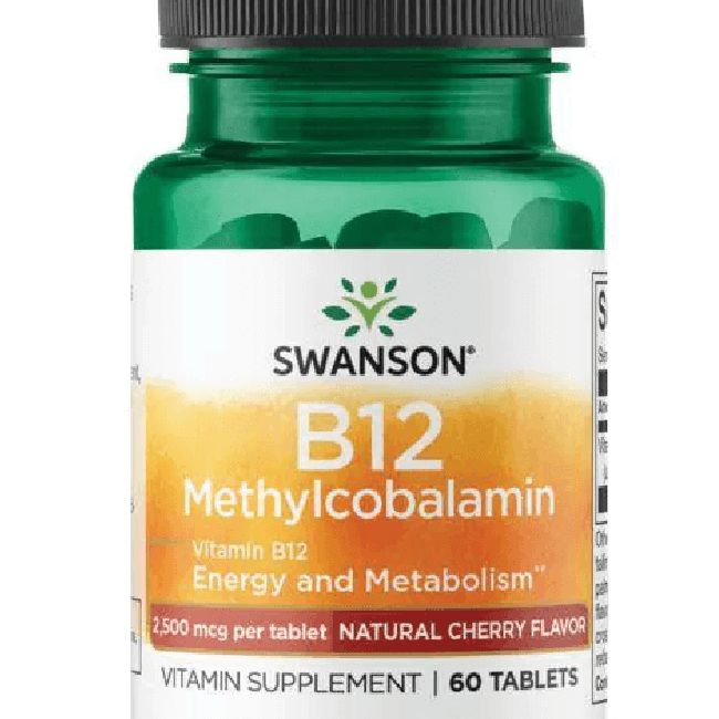 Swanson B12 (metilkobalamin) 2500 mcg / 60 rágótabletta