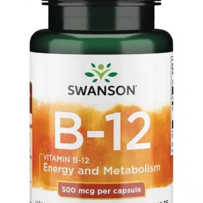 Swanson B12-vitamin 500 mcg/100 db