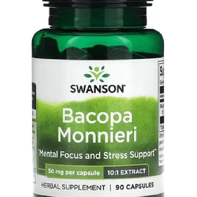 SWANSON Bacopa Monnieri 50 mg (10:1 kivonat) 90 db