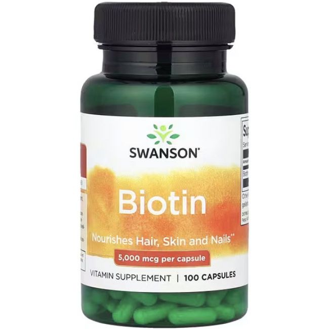 Swanson Biotin 5.000 mcg / 100 db