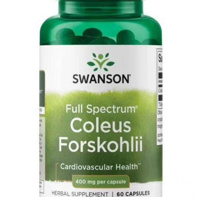 Swanson Coleus forskohlii 400 mg / 60 db