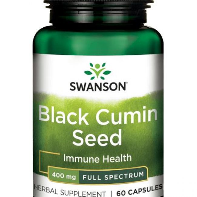 Swanson Feketeköménymag kapszula 60 db / 400 mg