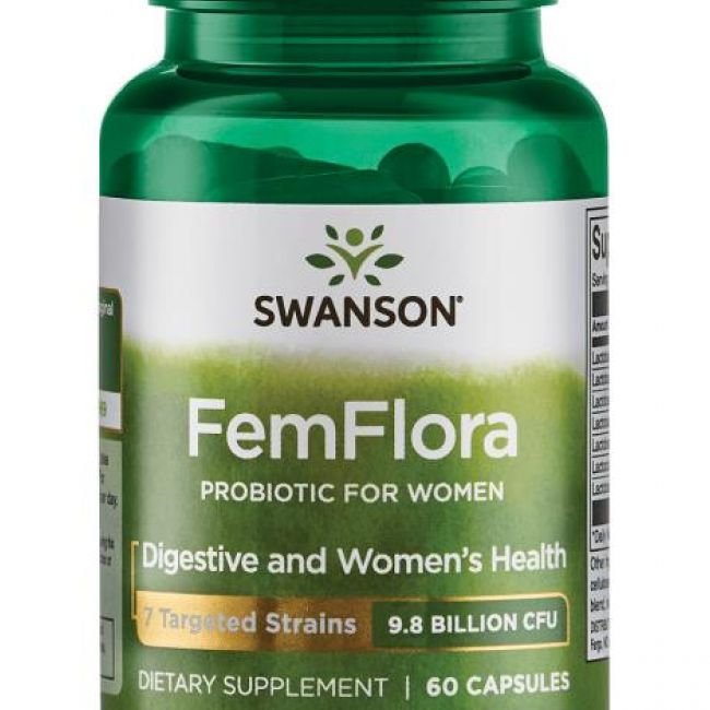 SWANSON FemFlora probiotikum nőknek 7 törzs / 9,8 milliárd CFU / 60 db