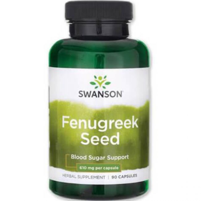 Swanson Görögszéna (Fenugreek) 610 mg / 90 kapszula