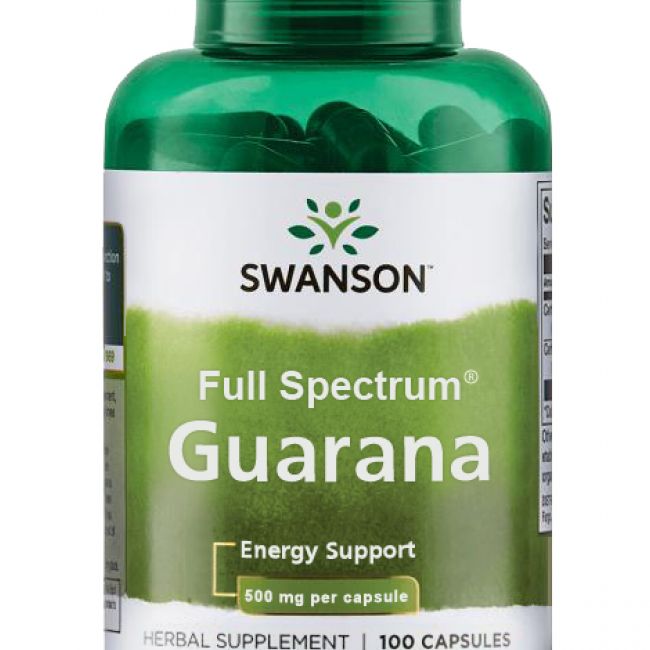 SWANSON Guarana 500 mg / 100 db kapszula