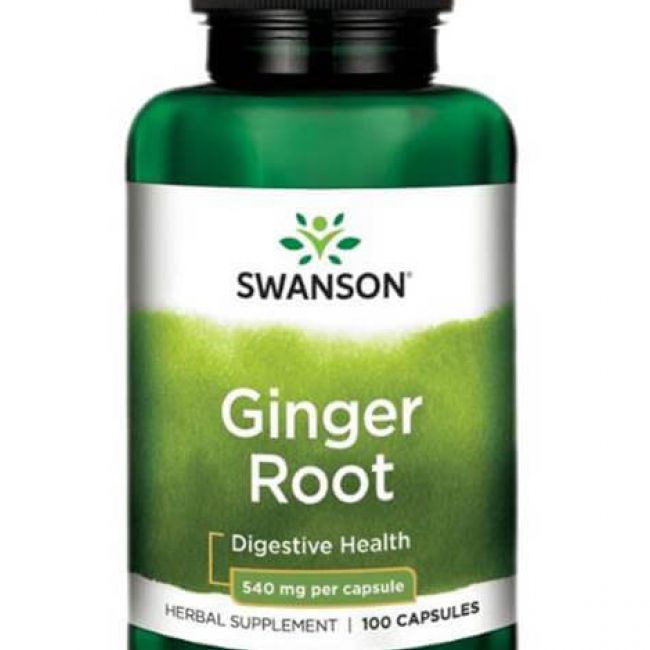 Swanson Gyömbér (Ginger root) 540 mg / 100 kapszula