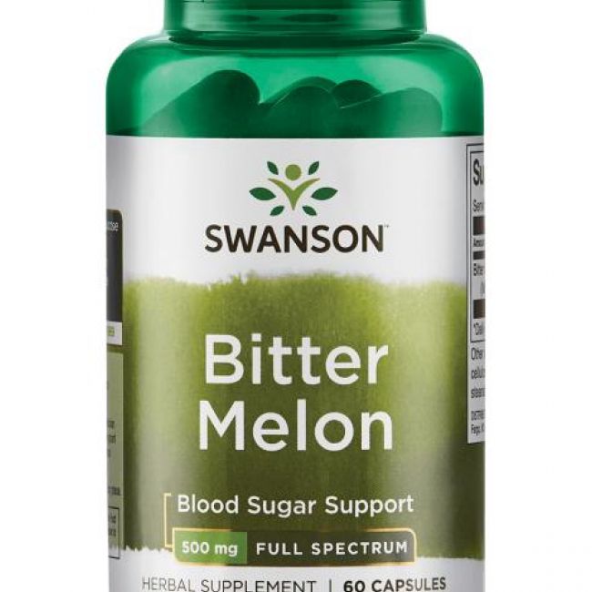Swanson Keserű dinnye (Bitter melon) 500 mg / 60 kapszula