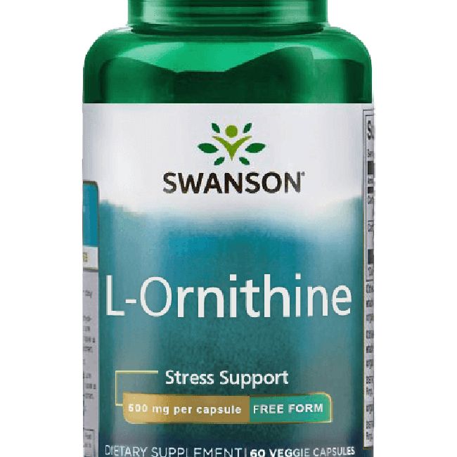 Swanson L-Ornitin 500 mg / 60 db növényi kapszula