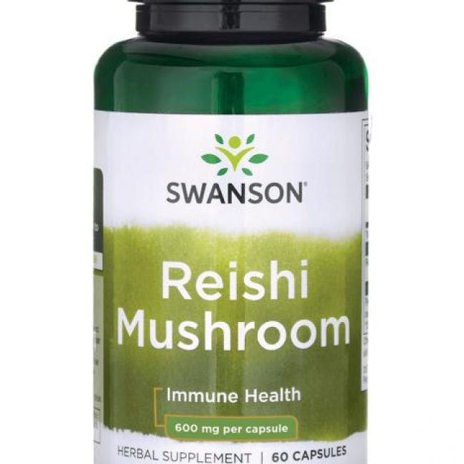 Swanson Reishi (Ganoderma) gomba 600 mg / 60 db