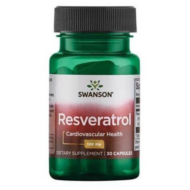 Swanson RESVERATROL 100 mg / 30 kapszula