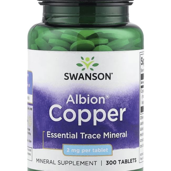 Swanson Réz-biszglicinát 2 mg / 300 tabletta