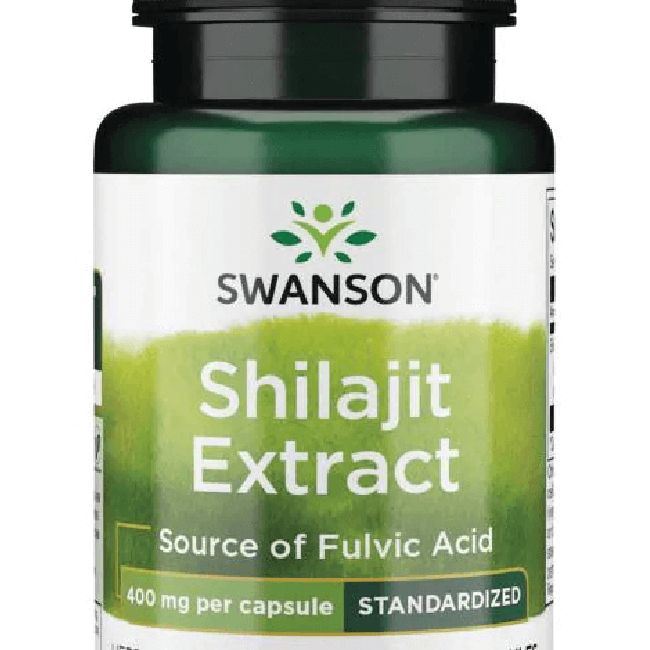 SWANSON Shilajit kivonat 400 mg / 60 db növényi kapszula