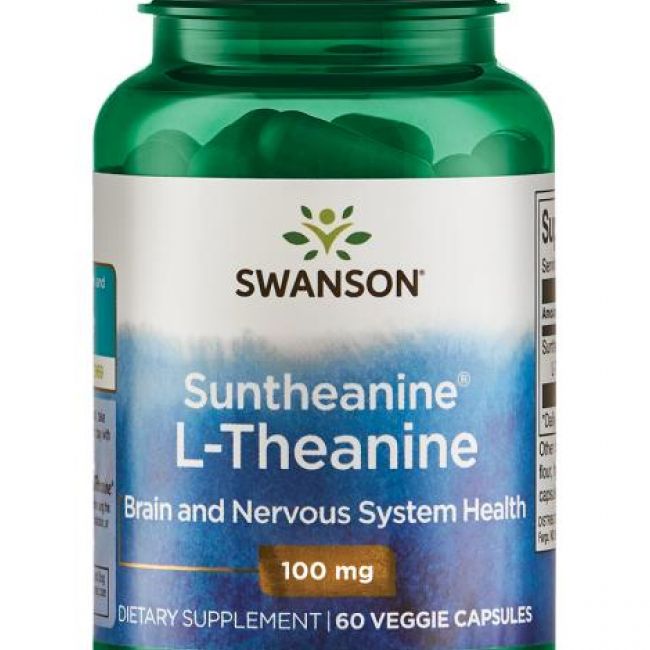 Swanson Suntheanine / L-theanine 100 mg / 60 növényi kapszula