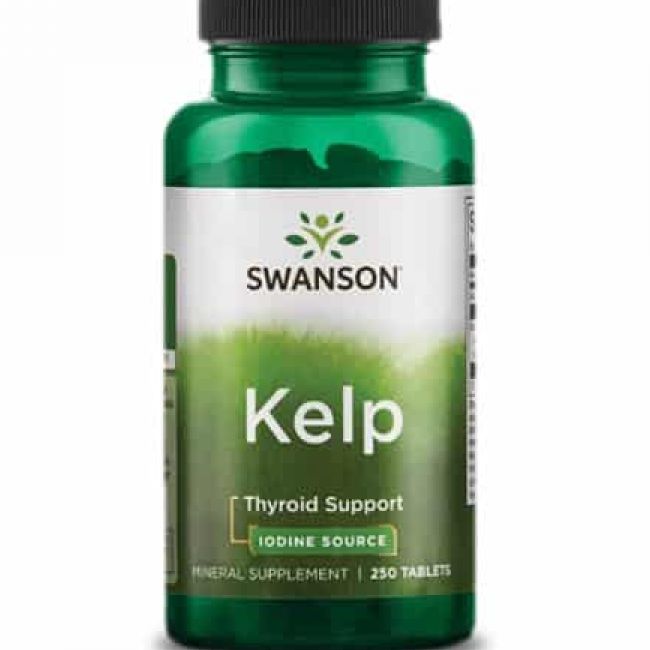 Swanson Tengeri alga (Kelp) tabletta 225 mcg / 250 db