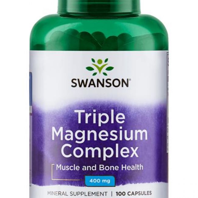 Swanson Tripla Magnézium 400 mg / 100 kapszula