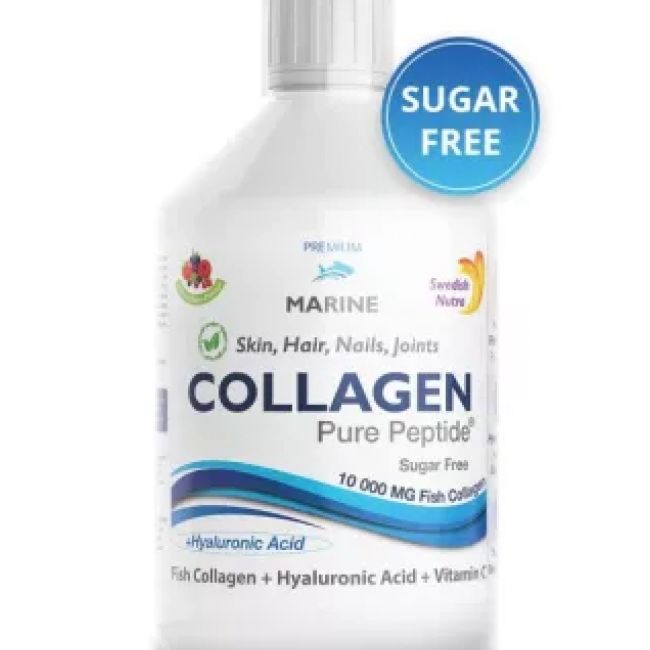 Swedish Nutra Cukormentes HALKOLLAGÉN - Hyaluronsavval és C-vitaminnal 500ml 