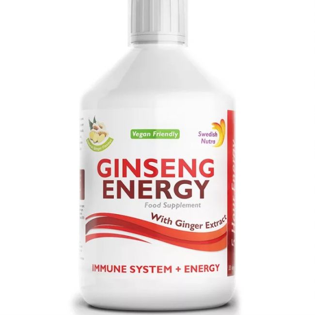 Swedish Nutra GINSENG energy folyékony vitaminkomplex 500ml 