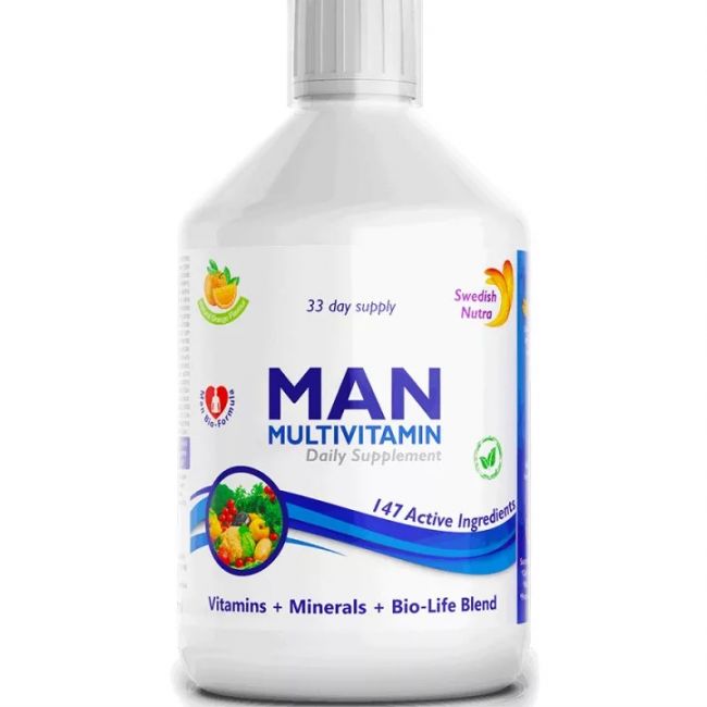 Swedish Nutra Man folyékony multivitamin férfiaknak 500ml 