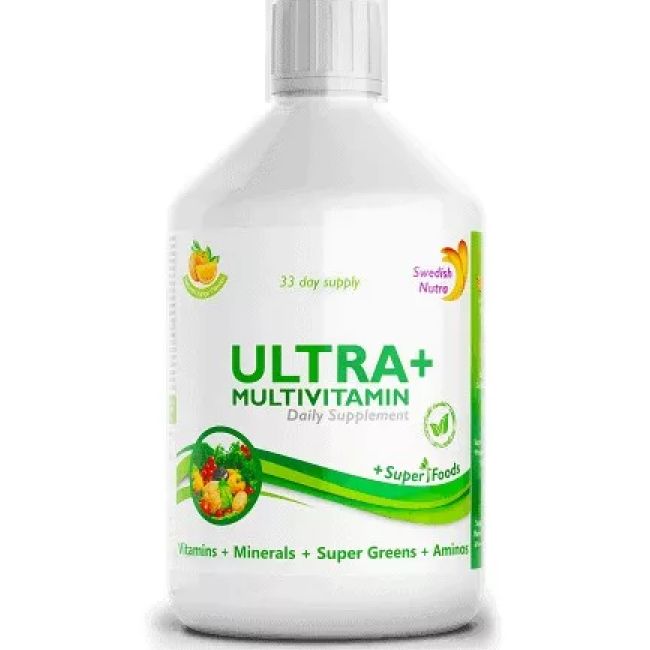 Swedish Nutra ULTRA+ folyékony multivitamin 500 ml